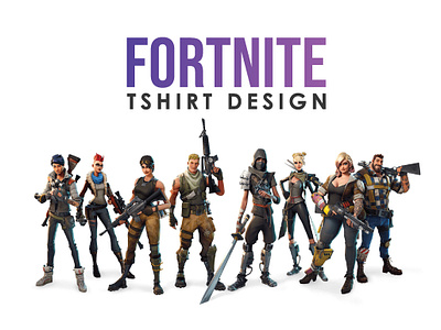 T-Shirt Design For Fortnite Game Merch adobe brand brand identity branding branding design designing fortnite fortnite gaming game game art gaming graphic design illustration logo print media t shirt t shirt design vector visual design visual identity