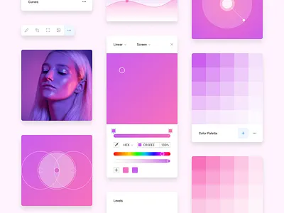 Color picker for graphic editor color color palette color picker colors figma graphic editor graphic tools interface design palette palettes panels product design ui design ux design ux research