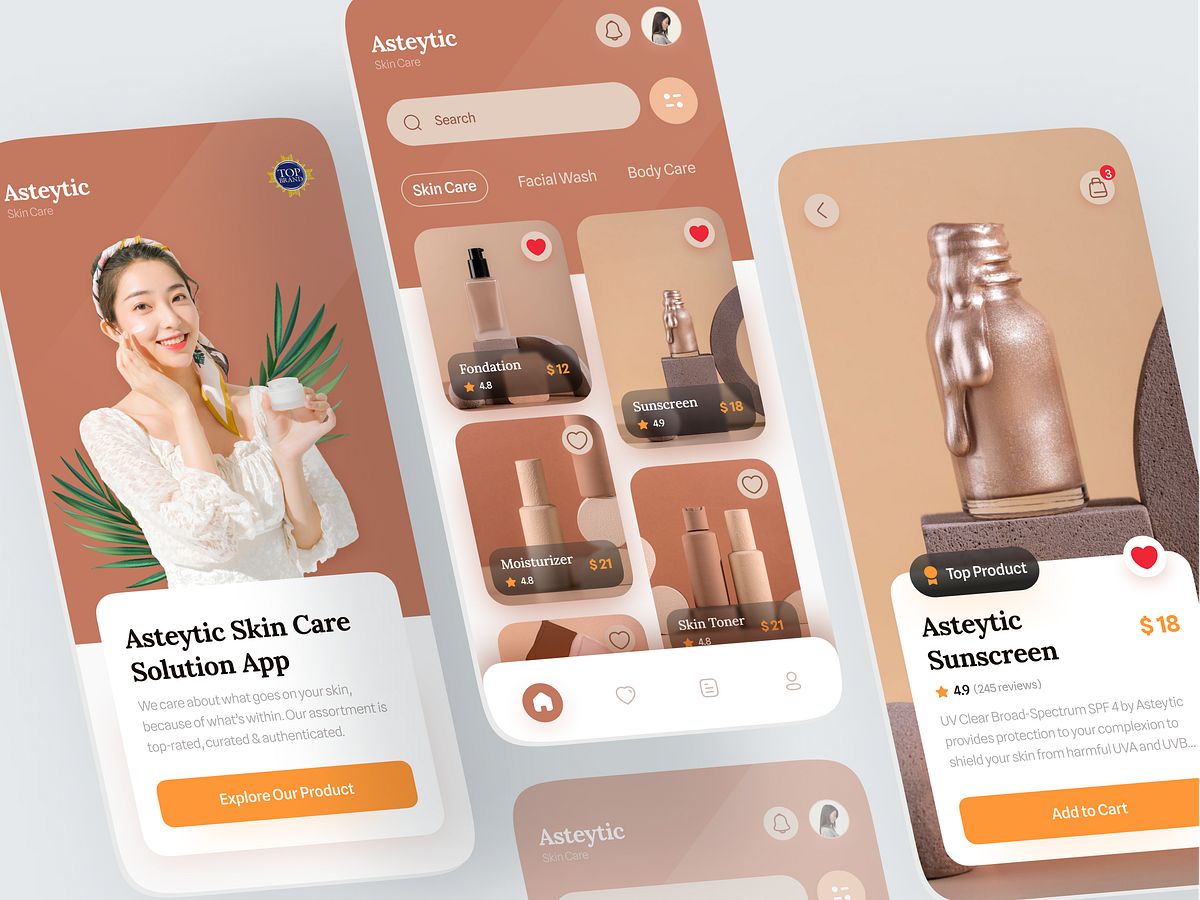 💅 Asteytic - Cosmetic Store by Alvian Teddy Cahya Putra 👨🏻‍🎨 for Kretya ...