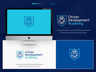 Citizen Development Academy branding colors design identity illustration logo logo design logodesign logotype mark marketing minimal modern typography vector