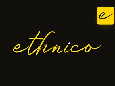Ethnico Logo a logo brand design branding clean creative design icon identity lettermark logo logodesign mark modern startup symbol typography