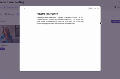 Document Modal View - Expanding & Collapsing Side Menu animation collapsing dialog document editor expanding figma fluid width minimal modal modal view saas side menu sidebar sidemenu text editor ui web