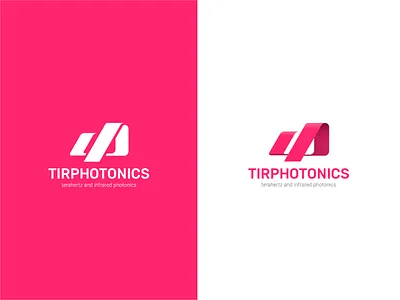 TIRphotonics logo brand identity branding logo logo design logotype product ray reflection science vector