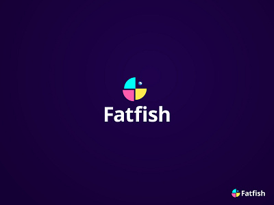 Fishing logo design - Food logo - Modern logo - Restaurant logo abstract logo brand identity branding business fat cat fishing logo design flat food logo graphic design illustration logo logo designer logos minimal minimalist logo modern logo online shop restaurant app restaurant logo vector