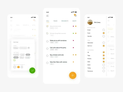 ToDo Mobile Application app app design application design ios managment minimal mobile planning todo todo app todoist ui