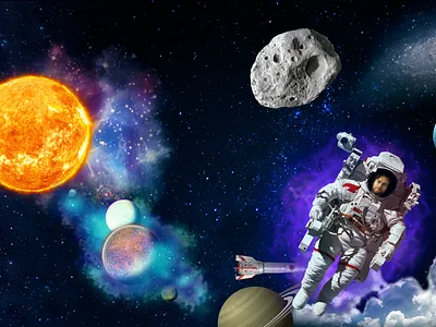 Man In Space affinity affinity designer artwork design illustration learning lithuania spaceman spacex ui ux uidesign ux vector