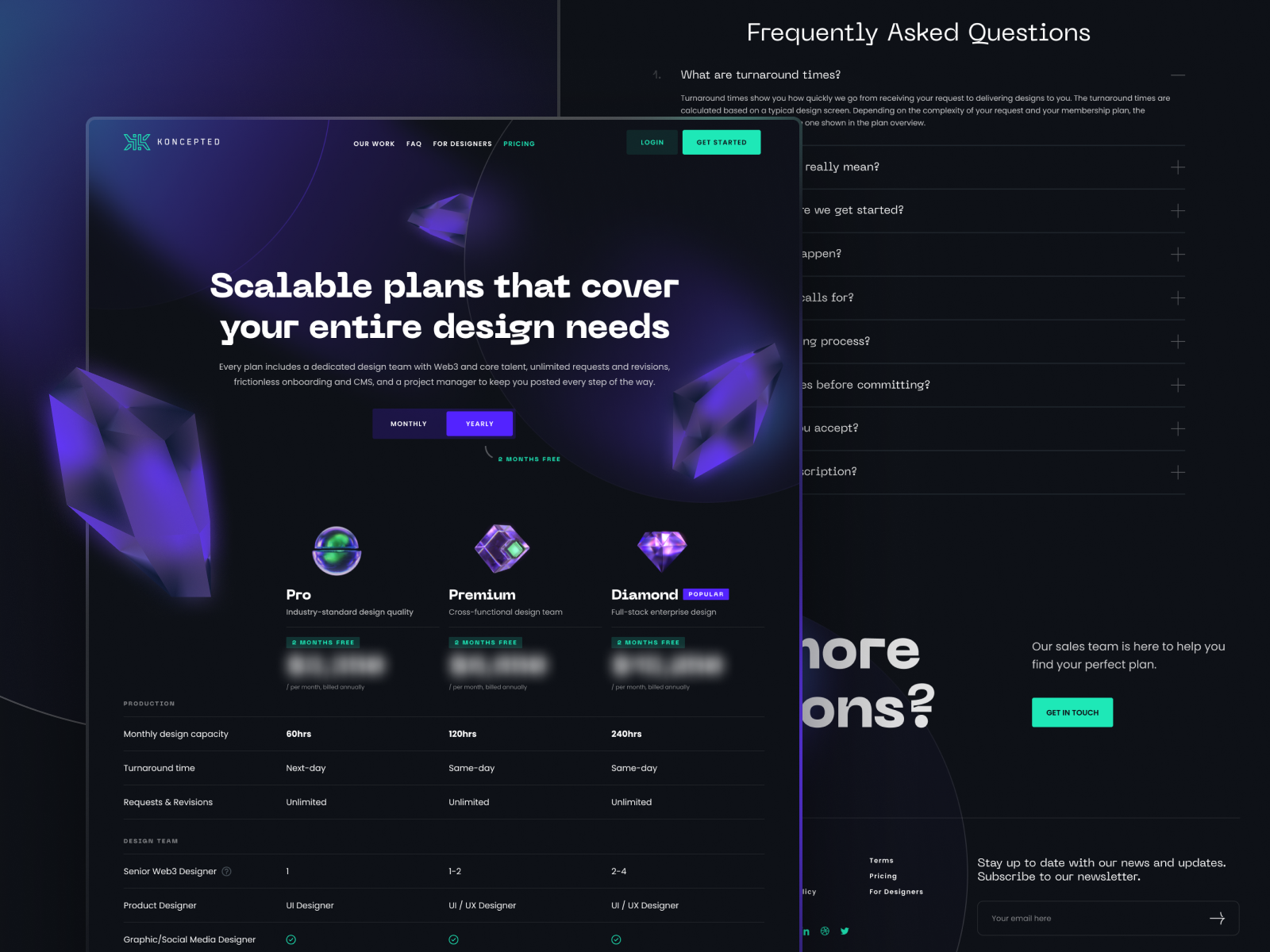 Koncepted Landing Page by Guilherme Kerber for Koncepted on Dribbble