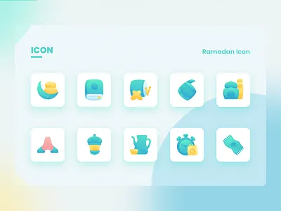 Ramadan Icons Pack app design flat icons iconset illustration muslim ramadan ramadan kareem ui vector