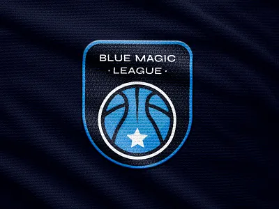 Blue Magic Basketball League Logo basketball basketball logo basketball tournament emblem logo sports sports branding sports design sports logo