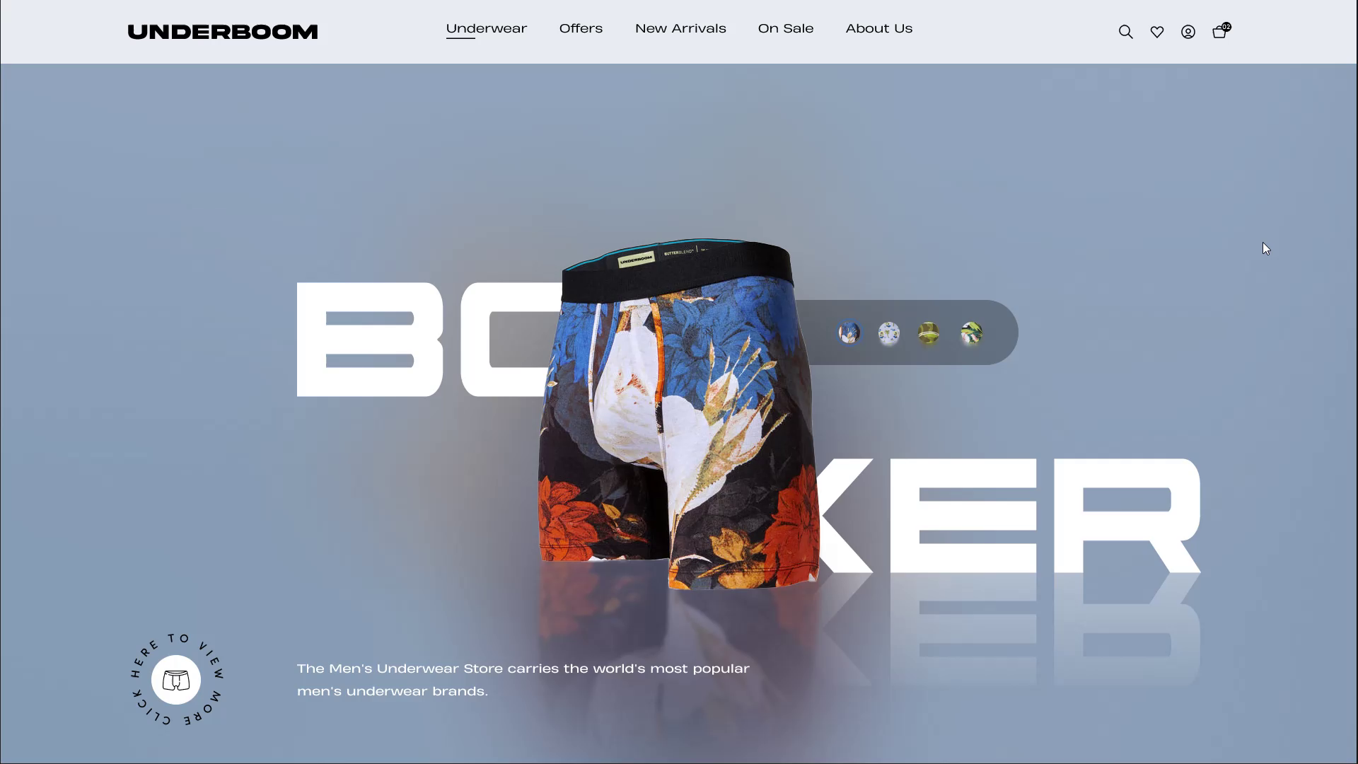 Men's Underwear site Design by Uphold Solution on Dribbble