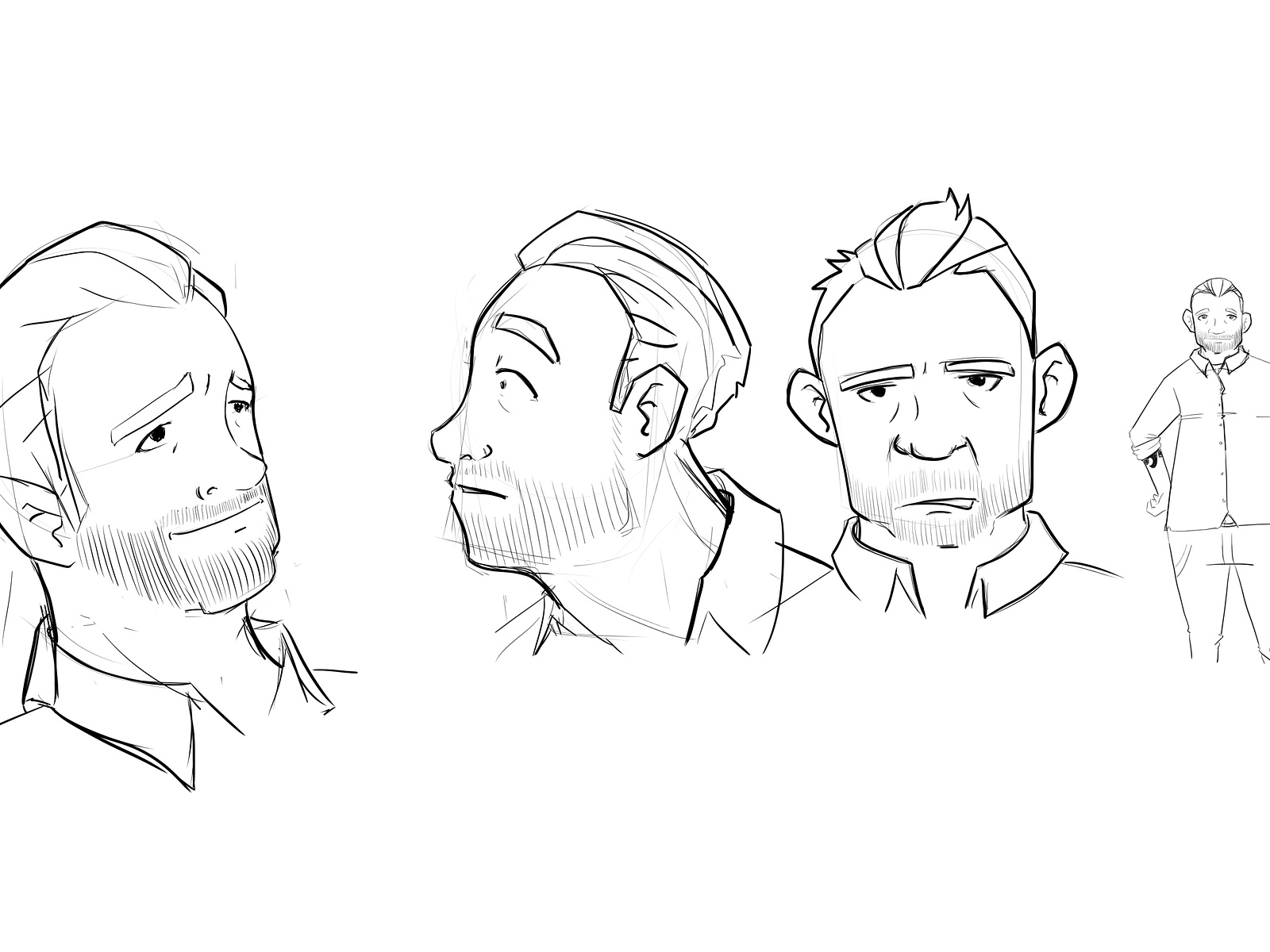 Character Design - Male Associate by Mauro Rego on Dribbble