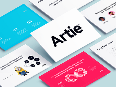 Artie Pitch / Presentation Deck branding card chart data data visualization deck design graphic design illustration infographics keynote layout logo pitch pitch deck pitchdeck powerpoint presentation slide template