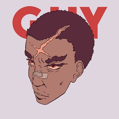 Guy | Floating Head 2d art anime character design digital art editorial fashion fashion illustration illustration line work procreate