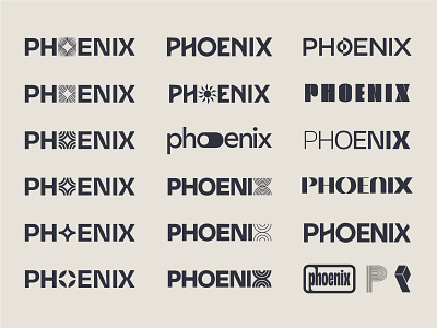 Phoenix | Logo Explorations brand brand strategy branding change identity design logo logo design logomark logotype mark reflection star type vector visual identity
