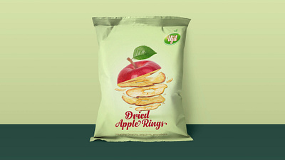 Dried Apple Rings Packaging advertising design brand branding branding design design dribbble febin raj identity minimal packaging design typography vector