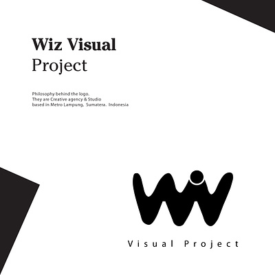 logo design " wiz visual project " brand brand identity branding graphic design logo vector visual design