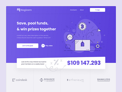 Very cool header line two stroke long bitcoin blockchain coin crypto app crypto art crypto currency crypto website cryptowallet currency design ethereum finance landing page nft nft app trading ui uiuxdesign ux wallet