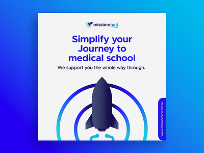 missionmed Social Media Design banner doctor education health illustrations instagram post medical medical school medicine rocket social media social media banner social media design social media pack social media post social media templates startup startup social media stethoscope templates