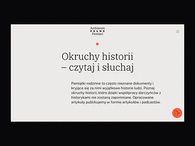 The Archive Full of Memory animation branding design graphic design logo motion graphics ui ux web web design website