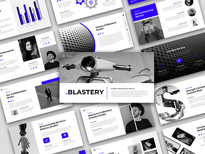 Blastery - Business Presentation Template agency blastery business company company profile corporate creative data report diagram ecommerce elegant entrepreneur excel finance keynote modern pitchdeck portfolio powerpoint presentation