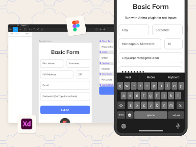 Native mobile keyboard, iOS & Android android html ios ios15 iphone keyboard keyboards mobile native react signup form ui kit
