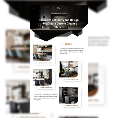 Kitchen counter top part 2 design ui ux web