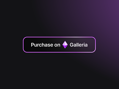CTA Button for NFT App 3d app border button crypto cta dark diamond glow gradient graphic design icon illustration mobile app nft purple wallet website