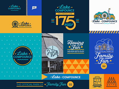 Lake Compounce Brand Board brand board brand suite branding identity rebrand