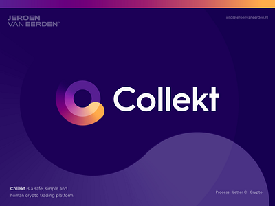 Collekt - Logo Design 💜 a b c d e f g h i j k l m n blend mode brand identity design collect collekt creative logo design crypto crypto logo cryptocurrency future logo gradient logo logo design logo gradient o p q r s t u v w x y z startup startup logo tutorial visual identity wallet