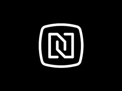N Logo abstract athletics badge brand branding digital geometric icon identity letter lines logo mark media minimal modern n sports symbol type