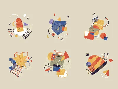 Abstract background abstract abstract art background blue circle color design element figure flat geometgric graphic illustration line liquid red shape vector wave yellow