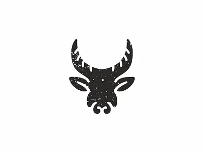 Bull Head Logo animal animal vector animals buffalo buffalos bull bull head bull logo business clean company cool elegant head horn hotel luxury management mark maskulin
