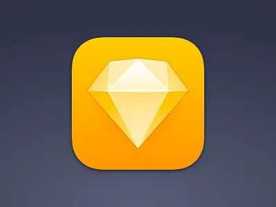 Sketch App Icon app app icon crystal diamond icon icons ios ios app icon madewithsketch sketch sketch app