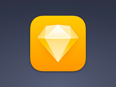 Sketch App Icon app app icon crystal diamond icon icons ios ios app icon madewithsketch sketch sketch app