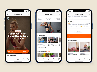 Insta Shop challenge e commerce health healthcare insta instagram landing shop shopify sport story