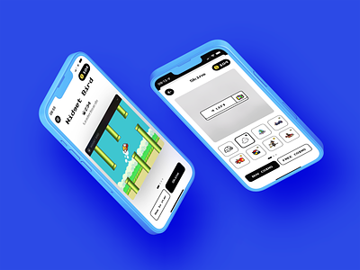 Skin Editor & Configurator for Mobile Game app branding configurator editor flappy bird game graphic design homescreen mini game mobile skin widget