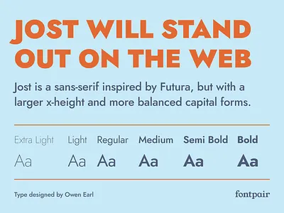 Jost - Sans-Serif Google Font font font pair font pairing fontpair fonts google font google fonts googlefonts jost owen earl sans serif sans serif sans serif fonts sans serif typeface sansserif typeface typography