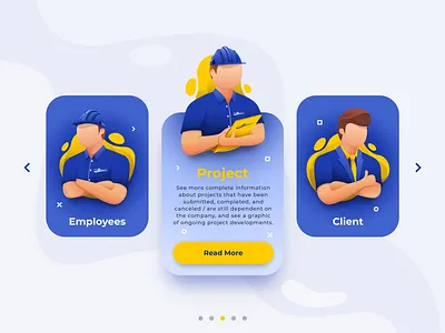 Report Card Section for Website or Mobile Apps character clear clear ui design flat gradient illustraion simple ui ux uidesign website