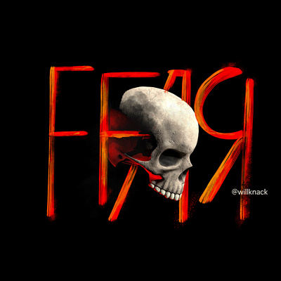 Fear 3d arnold c4d design illustration music skull