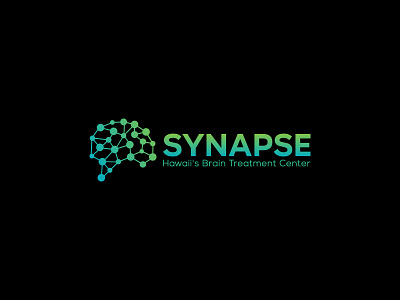 SYNAPSE brain logo clinic logo hospital logo medical logo minimalist logo modern logo pharmacy logo phycology logo physiotherapy tech logo