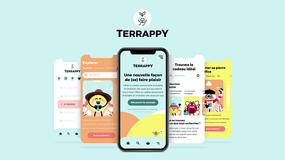 Terrappy app design application branding concept dribbble inspiration mobile paulette studio ui ui ux ui design user experience user interface ux ux design