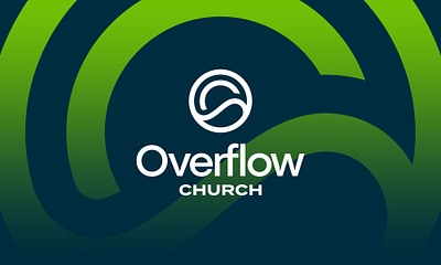 Overflow Church brand branding church design graphic design identity logo overflow