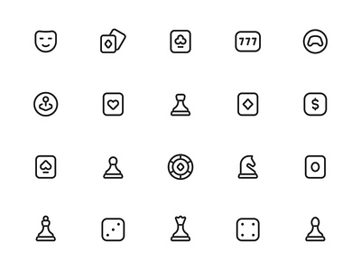 Myicons✨ — Entertainment, Casino vector line icons pack design system figma figma icons flat icons icon design icon pack icons icons design icons library icons pack interface icons line icons sketch icons ui ui design ui designer ui icons ui kit web design web designer