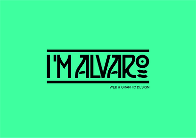 I'M ALVARO logo brand im alvaro imalvaro logo logo design personal logo spain