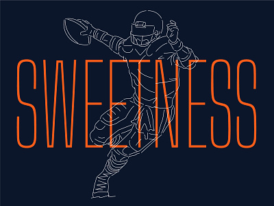 Sweetness bears branding chicago chicago bears design football illustration logo nfl payton sweetness typography walter payton
