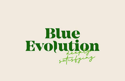 Blue Evolution - Logo - Concept 2 flame logo ocean pasta popcorn seaweed