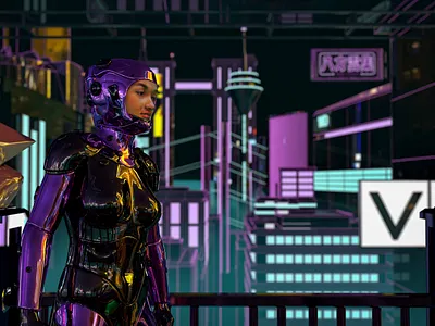 Cyberdrunk 2077 2077 cinema4d cyberdrunk düsseldorf neon nft