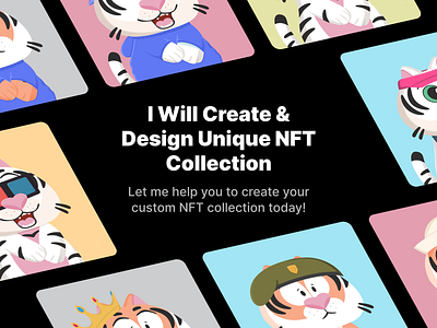 Get your own NFT collections today 2d nft blockchain collection custom collection digital illustration layerd collection nft artist nft collection nft design nft marketplace nfts solana nft tiger nft