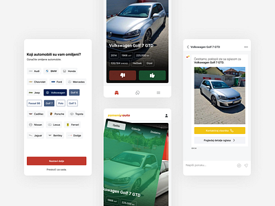 Car Exchange App Design ui ux