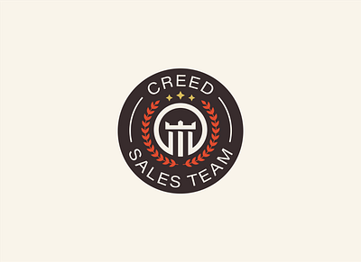 Creed Emblem badge design badge hunting brand identity brand system branding emblem design freelance freelance designer graphic design identity design logo logo concept logo design typography vector